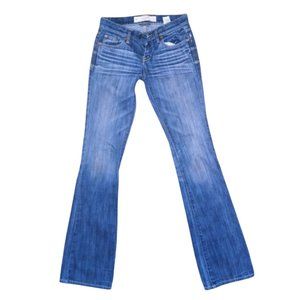 ABERCROMBIE & FITCH WOMENS PERFECT STRECTCH BOOTCUT JEAN SIZE 00 REG